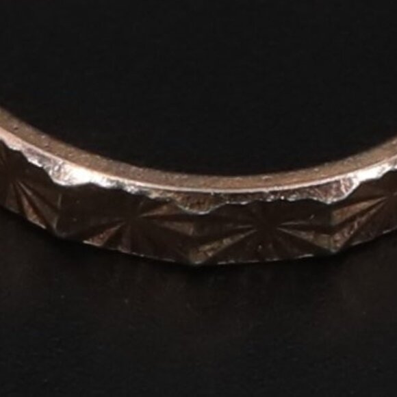 Authentic MILOR Wedding Band Ring 14K Gold /Sterling Silver 925 Band Ring ITALY - Picture 3 of 5